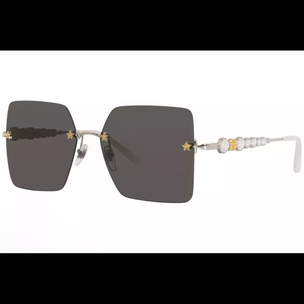 Gucci Black Square Sunglasses